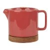SEMA DESIGN Théière En Grès Framboise Et Banbou Avec Filtre - Nordika -Côté Table Store 74641 DEB WEB