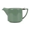 SEMA DESIGN Theiere En Grès Vert Avec Filtre Plate - Design -Côté Table Store 74669 DEB WEB