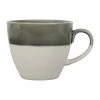 SEMA DESIGN Tasse En Grès Vert De Gris Et Blanc - Crakel -Côté Table Store 75144 DEB WEB