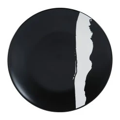 SEMA DESIGN Assiette Plate (lot De 2) Bronze Noir Et Blanche D27 -Côté Table Store 75279 DET02 WEB