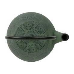 SEMA DESIGN Théière En Fonte Verte Et Noir - Lotus -Côté Table Store 75611 DET04 WEB