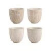 SEMA DESIGN Lot De 4 Gobelets En Grès Nude Mat - Terre Boheme -Côté Table Store 75712 DEB WEB