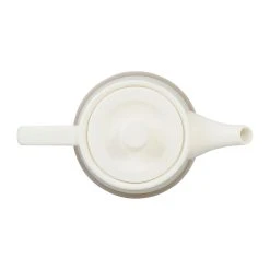 SEMA DESIGN Theiere En Porcelaine Nude Et Blanc - Earth Notes -Côté Table Store 75765 DET02 WEB