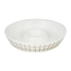 SEMA DESIGN Plat En Grès Blanc - Courba -Côté Table Store 76106 DET02 WEB