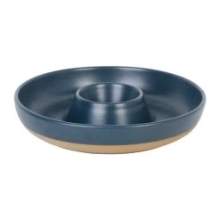 SEMA DESIGN Plat En Grès Indigo - Courba -Côté Table Store 76107 DET02 WEB