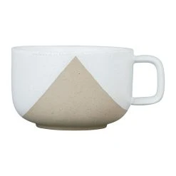 SEMA DESIGN Tasse à Thé Avec Support En Grès Indigo, Blanc Et Terracotta -courba -Côté Table Store 76109 DET02 WEB