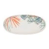 SEMA DESIGN Plat Ovale Tropic'art Multicolore 35x16.5x4cm Gres