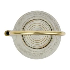 SEMA DESIGN Theiere En Fonte Emaillée Blanc Et Or - Horizon 11 SEMA DESIGN Theiere En Fonte Emaillée Blanc Et Or - Horizon -Côté Table Store 76186 DET04 WEB