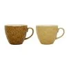 SEMA DESIGN Lot De 2 Tasses En Grès Brun Et Beige - Green Wash