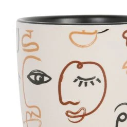 SEMA DESIGN Gobelets X3 Visage Beige Et Brun 10cl En Grès - Terre Brulée 6 SEMA DESIGN Gobelets X3 Visage Beige Et Brun 10cl En Grès - Terre Brulée -Côté Table Store 76977 DET01 WEB