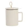 SEMA DESIGN Tisanière Beige Avec Filtre écru 47.5cl En Grès - Sweet Leaves 1 SEMA DESIGN Tisanière Beige Avec Filtre écru 47.5cl En Grès - Sweet Leaves -Côté Table Store 76986 DEB WEB