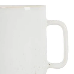 SEMA DESIGN Tisanière Avec Filtre Blanc Moucheté 45cl En Grès Et Dessous En Bois - Nordika -Côté Table Store 76990 DET02 WEB