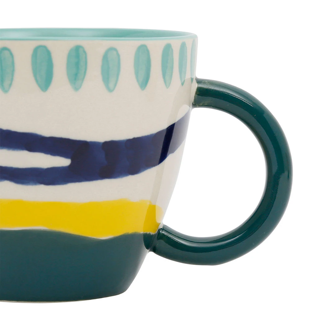 SEMA DESIGN Tasses à Déjeuner X2 Multicolore 60cl En Grès - Belle Vie 4 SEMA DESIGN Tasses à Déjeuner X2 Multicolore 60cl En Grès - Belle Vie – Image 2