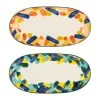 SEMA DESIGN Plats Ovales X2 Multicolore En Grès - Belle Vie 2 SEMA DESIGN Plats Ovales X2 Multicolore En Grès - Belle Vie -Côté Table Store 77019 DEB WEB