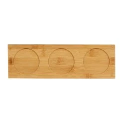 SEMA DESIGN Coupelles X3 Feuilles En Grès Et Plateau En Bois émeraude, Terracotta Et Corail - Sweet Leaves -Côté Table Store 77030 DET02 WEB