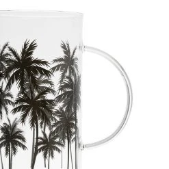 SEMA DESIGN Cafetière à Piston Palmier Noir 1.15l En Verre - Palmea -Côté Table Store 77041 DET02 WEB